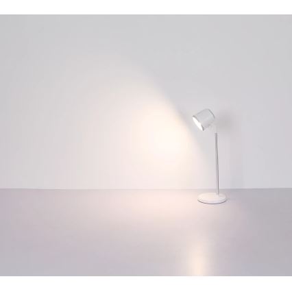 Globo - LED Prigušiva stona lampa na dodir 4u1 LED/6W/3,7V 3000K/4000K/6500K 1500 mAh USB bela