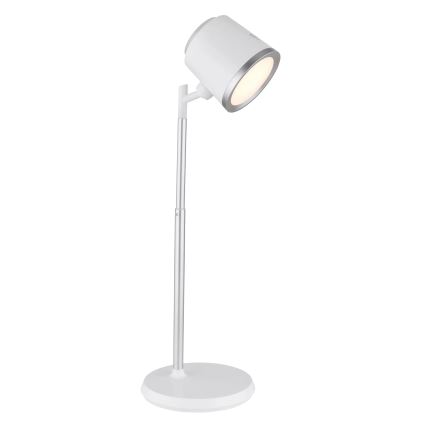 Globo - LED Prigušiva stona lampa na dodir 4u1 LED/6W/3,7V 3000K/4000K/6500K 1500 mAh USB bela
