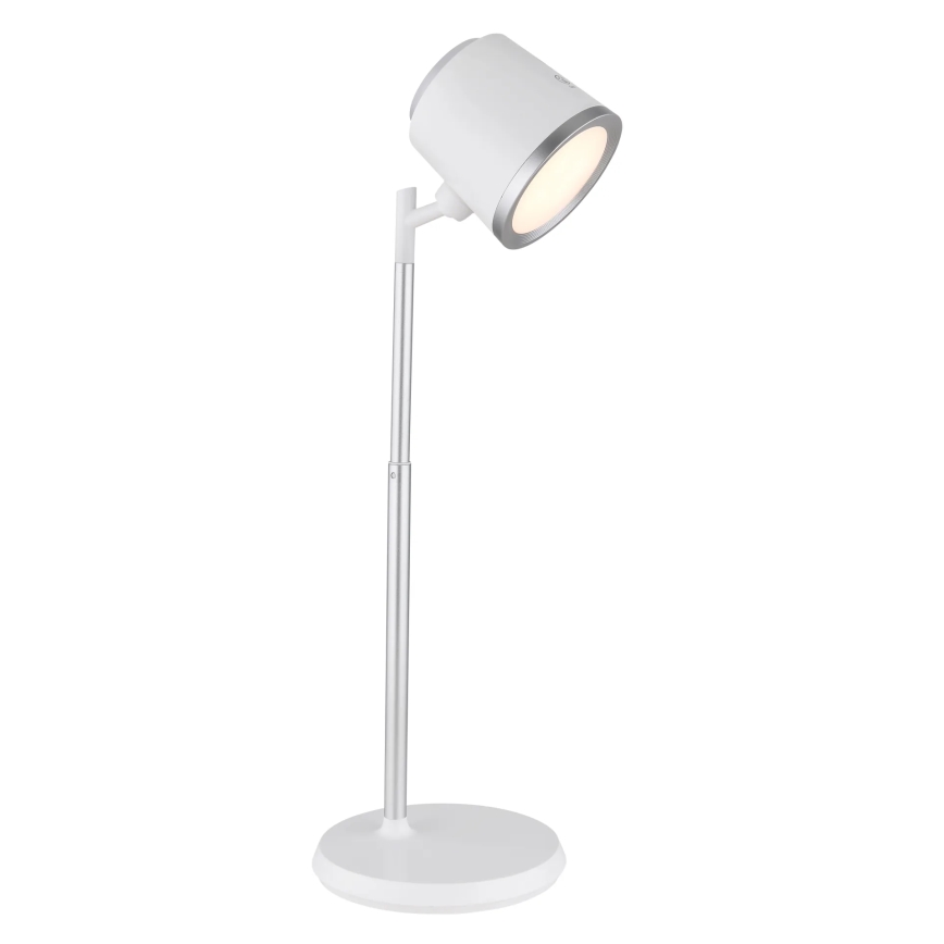 Globo - LED Prigušiva stona lampa na dodir 4u1 LED/6W/3,7V 3000K/4000K/6500K 1500 mAh USB bela