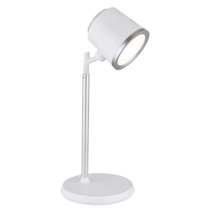 Globo - LED Prigušiva stona lampa na dodir 4u1 LED/6W/3,7V 3000K/4000K/6500K 1500 mAh USB bela