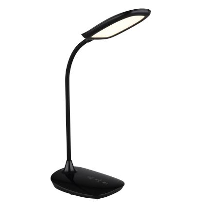 Globo - LED Prigušiva stona lampa na dodir LED/9W/230V 3000K/4000K/6500K CRI 90 crno