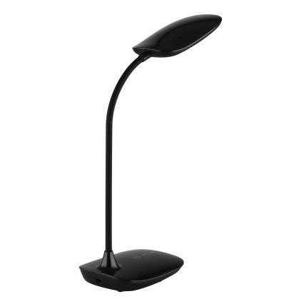 Globo - LED Prigušiva stona lampa na dodir LED/9W/230V 3000K/4000K/6500K CRI 90 crno