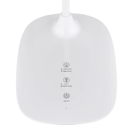 Globo - LED Prigušiva stona lampa na dodir LED/9W/230V 3000K/4000K/6500K CRI 90 bela