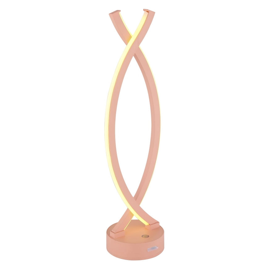 Globo - LED Prigušiva stona lampa na dodir LED/1W/3,7V 3000K 1800 mAh USB roze