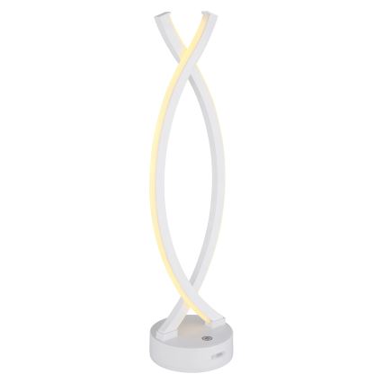 Globo - LED prigušiva dodirna stona lampa LED/1W/3,7V 3000K 1800 mAh USB bela