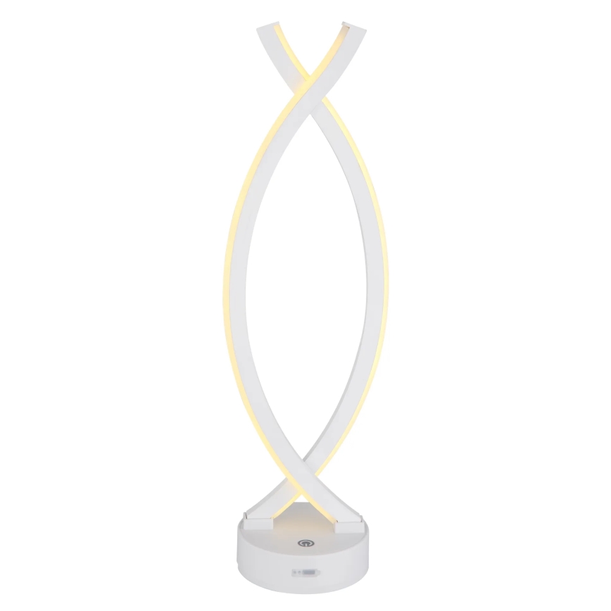 Globo - LED Prigušiva stona lampa na dodir LED/1W/3,7V 3000K 1800 mAh USB bela