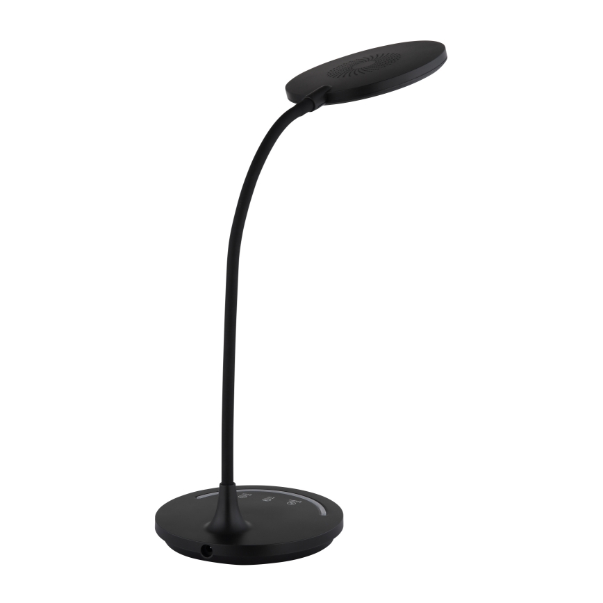 Globo - LED prigušiva fleksibilna dodirna stona lampa LED/12W/230V 3000/4000/6500K CRI 90 crna