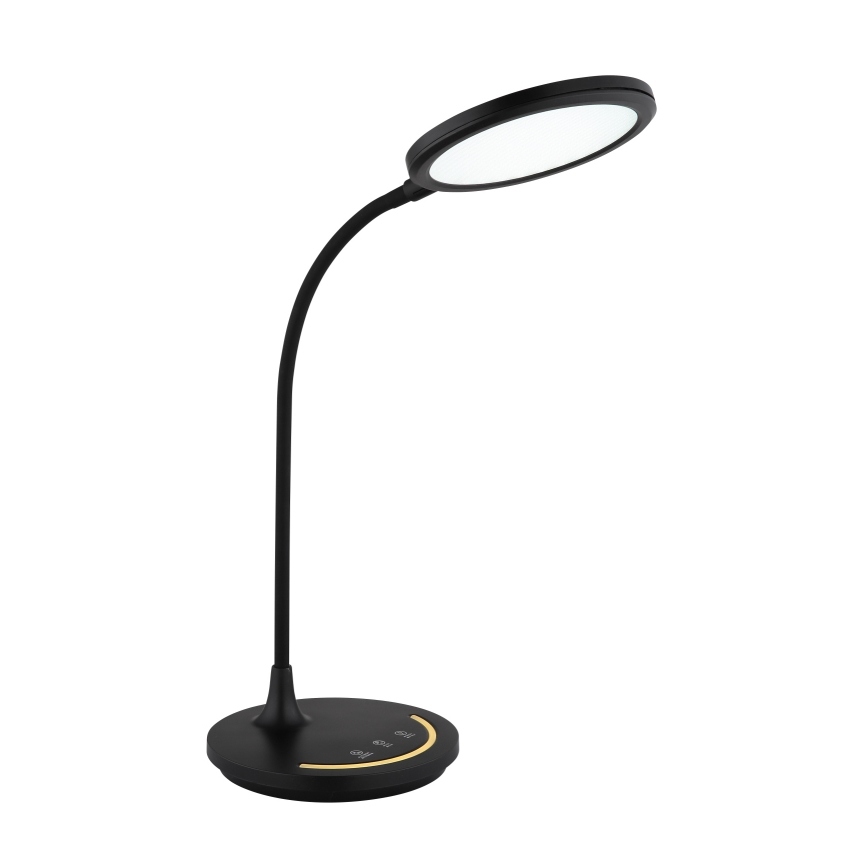 Globo - LED prigušiva fleksibilna dodirna stona lampa LED/12W/230V 3000/4000/6500K CRI 90 crna