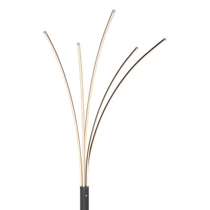 Globo - LED prigušiva dodirna podna lampa LED/36W/230V crna