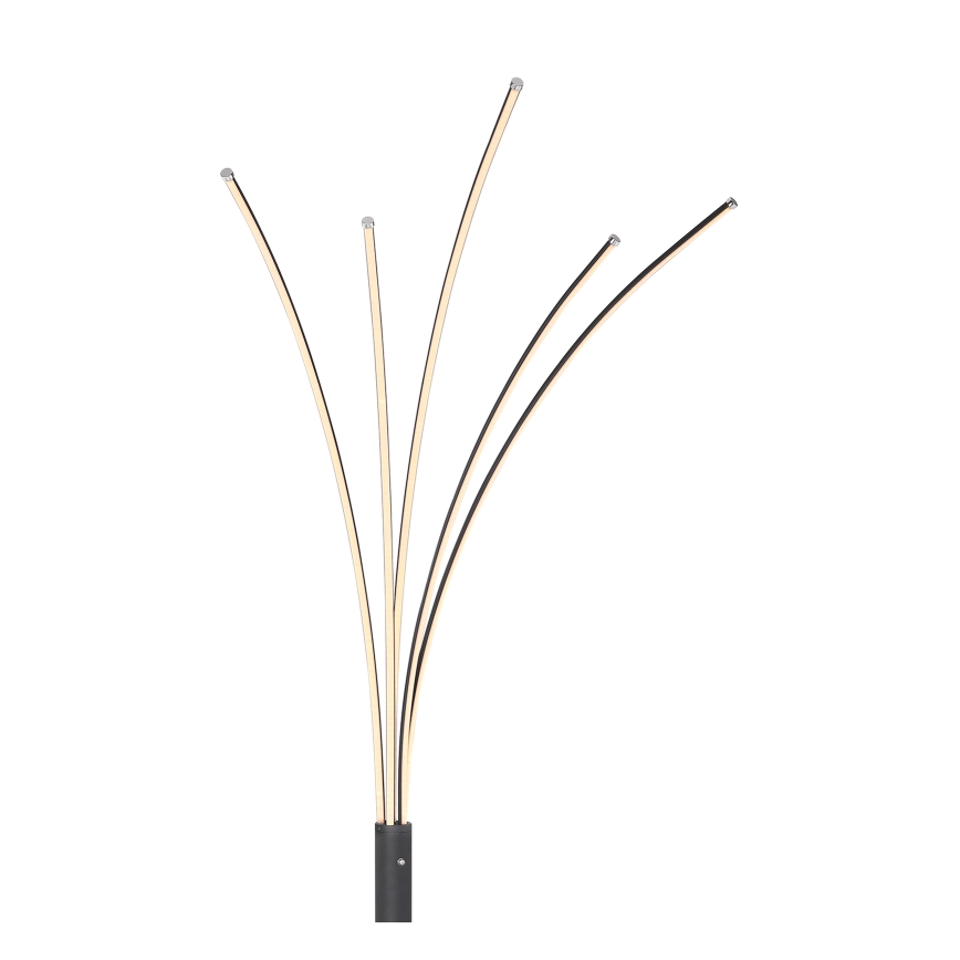 Globo - LED prigušiva dodirna podna lampa LED/36W/230V crna