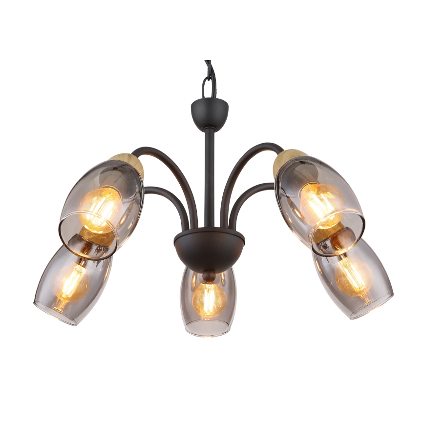 Globo - Luster na lancu 5xE14/25W/230V