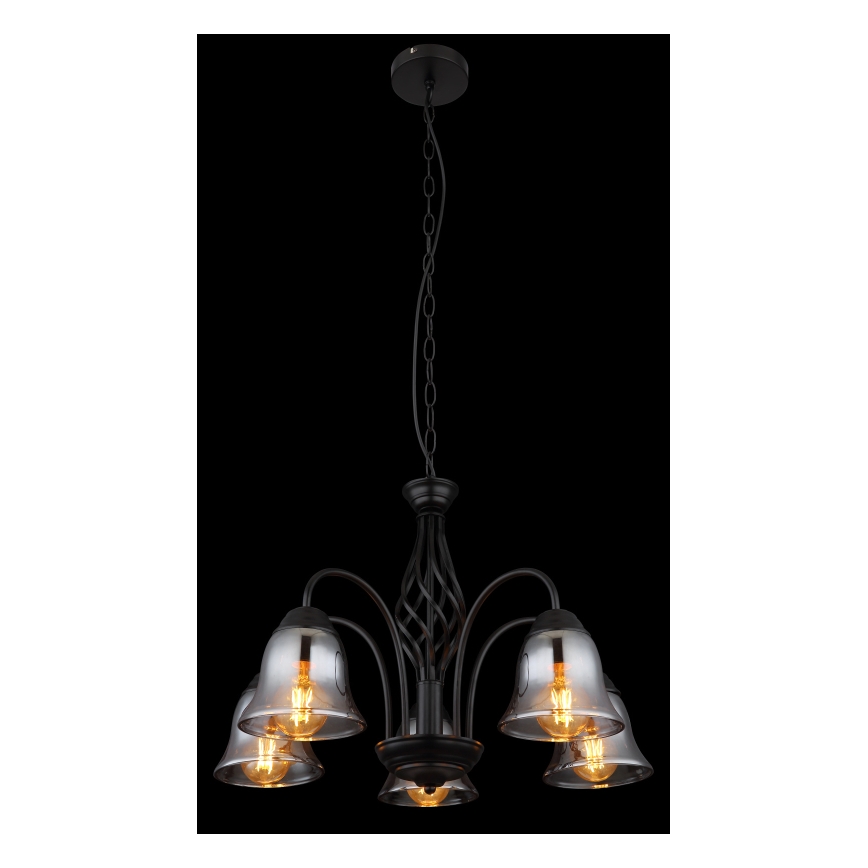 Globo - Luster na lancu 5xE27/60W/230V