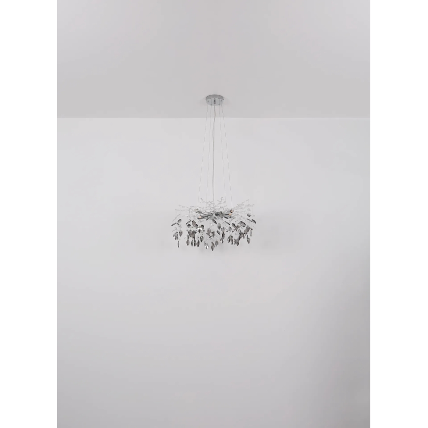 Globo - Luster na sajli 8xG9/8W/230V pr. 61 cm sjajni krom
