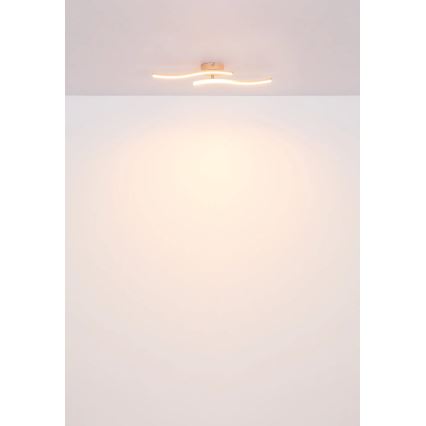 Globo - LED Nadgradni luster LED/12W/230V 3000K narandžasta