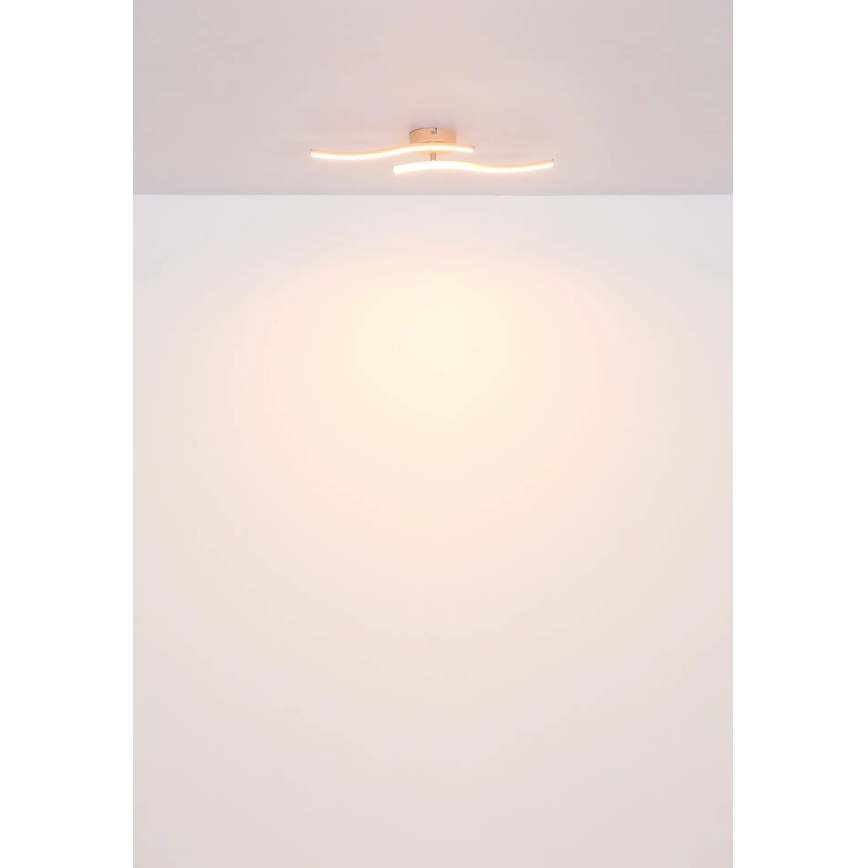Globo - LED Nadgradni luster LED/12W/230V 3000K narandžasta