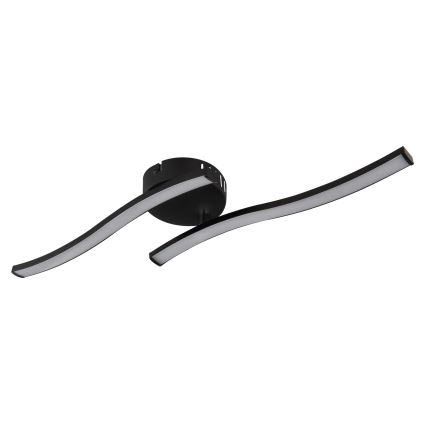 Globo - LED Nadgradni luster LED/12W/230V 3000K crno
