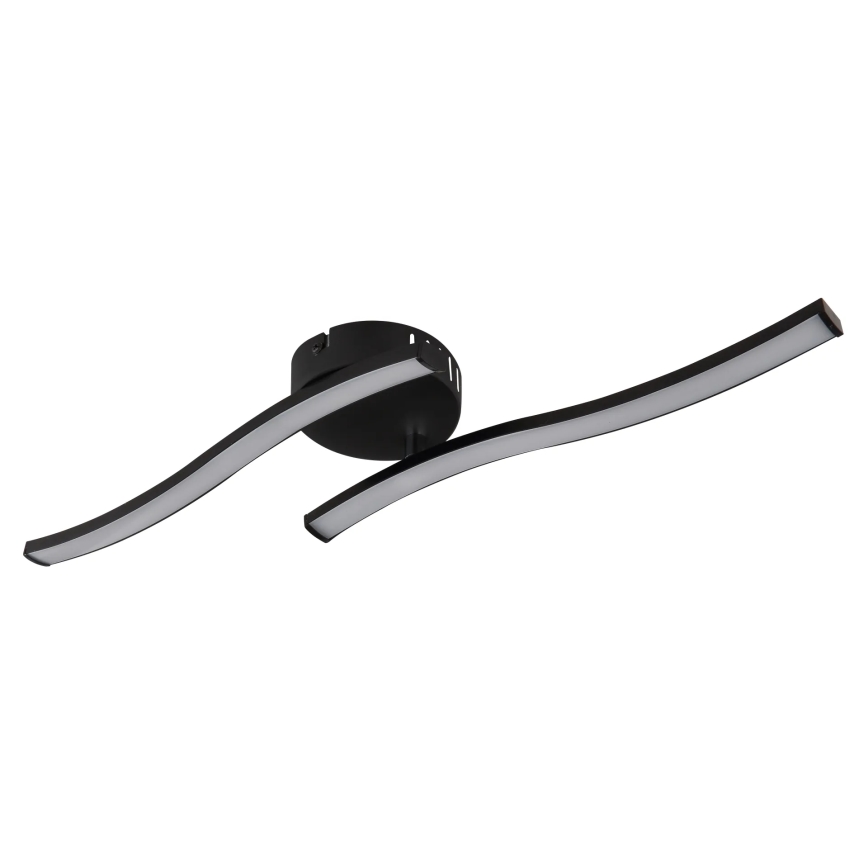 Globo - LED Nadgradni luster LED/12W/230V 3000K crno