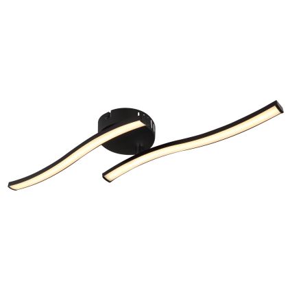 Globo - LED Nadgradni luster LED/12W/230V 3000K crno
