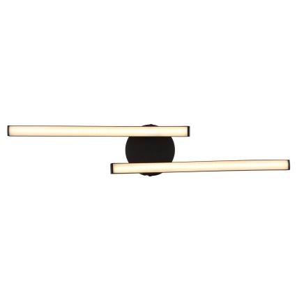 Globo - LED Nadgradni luster LED/12W/230V 3000K crno