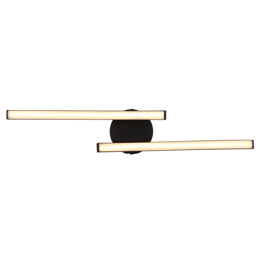Globo - LED Nadgradni luster LED/12W/230V 3000K crno