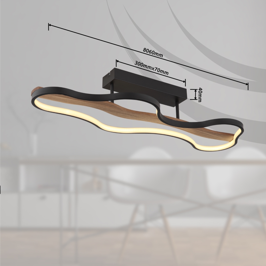 Globo - LED Nadgradni luster LED/30W/230V