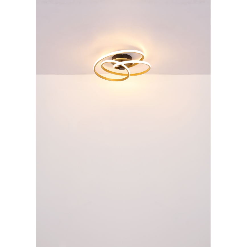 Globo - LED Nadgradni luster LED/40W/230V 3000K mat krom/crno