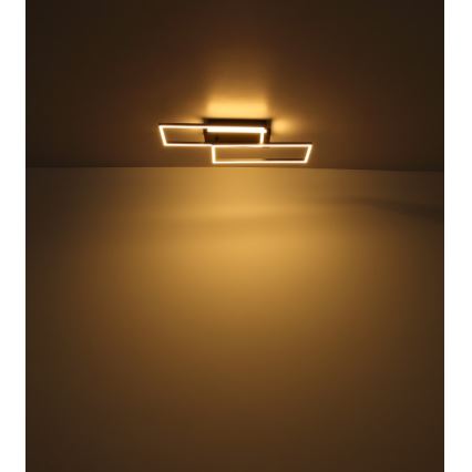 Globo - LED plafonsko svetlo LED/40W/230V 62x27 cm mat hrom/crna