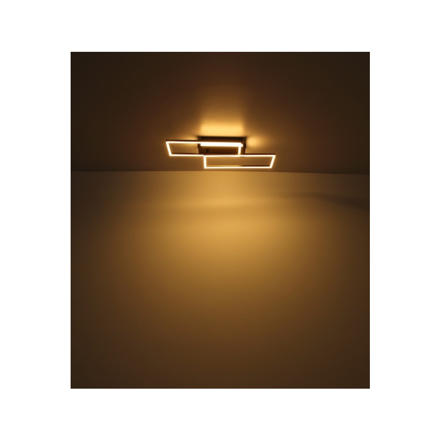 Globo - LED plafonsko svetlo LED/40W/230V 62x27 cm mat hrom/crna