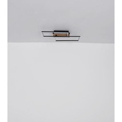 Globo - LED plafonsko svetlo LED/40W/230V 62x27 cm mat hrom/crna