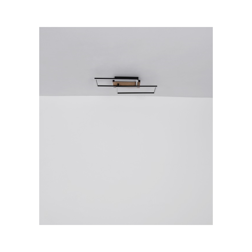 Globo - LED plafonsko svetlo LED/40W/230V 62x27 cm mat hrom/crna