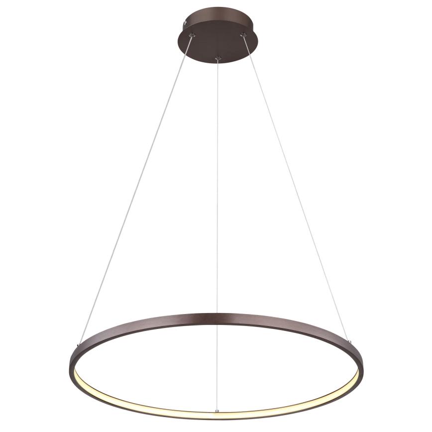 Globo - LED luster na sajli LED/29W/230V braon