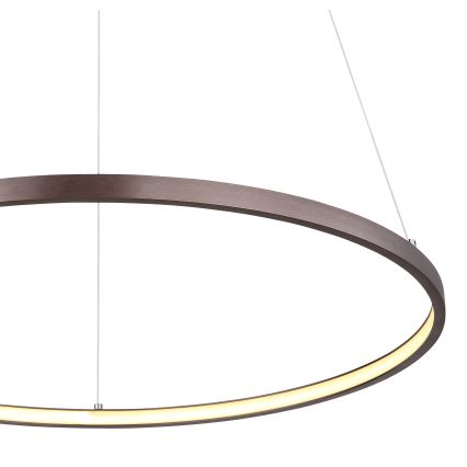 Globo - LED luster na sajli LED/29W/230V braon