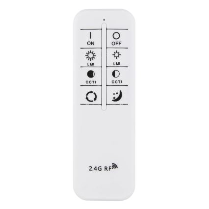 Globo - LED Prigušiva kristalna plafonjera LED/36W/230V 2700K-6000K + Daljinski upravljač