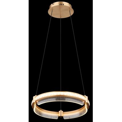 Globo - LED Prigušivi kristalni luster na sajli LED/36W/230V 2700K-6000K + Daljinski upravljač