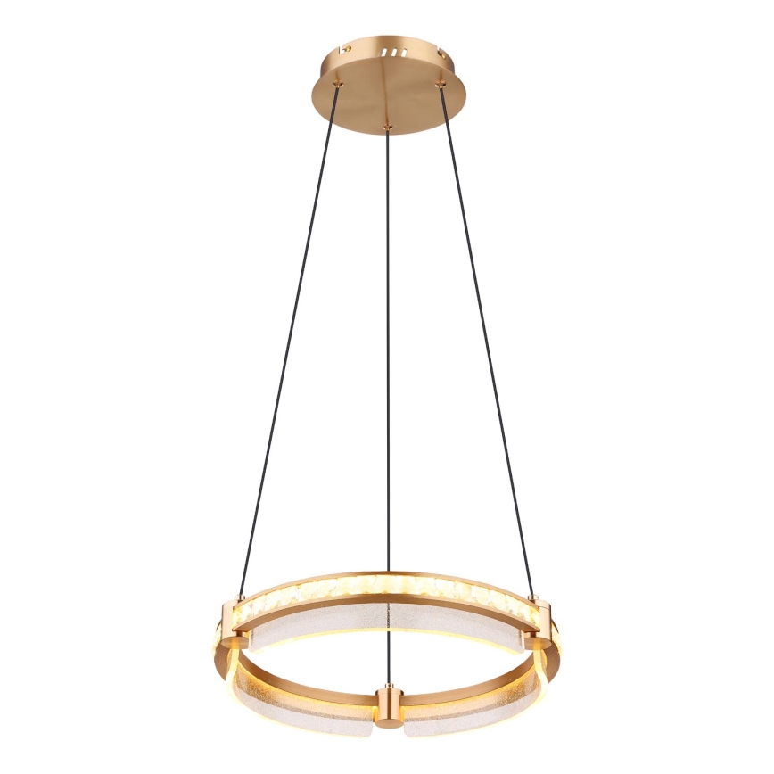Globo - LED Prigušivi kristalni luster na sajli LED/36W/230V 2700K-6000K + Daljinski upravljač