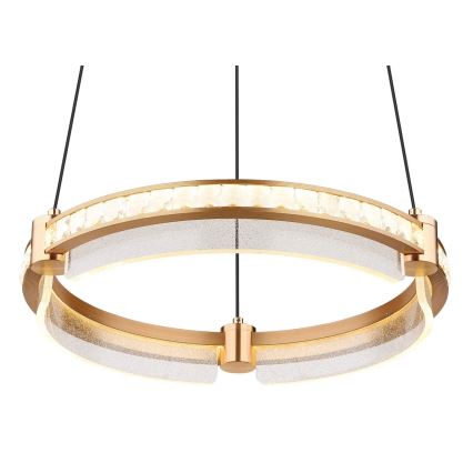 Globo - LED Prigušivi kristalni luster na sajli LED/36W/230V 2700K-6000K + Daljinski upravljač