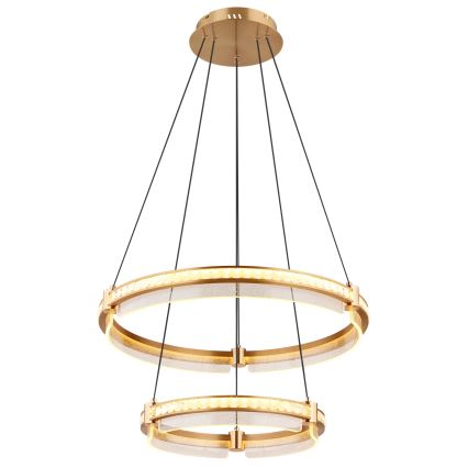 Globo - LED Prigušivi kristalni luster na sajli LED/78W/230V 2700K-6000K + Daljinski upravljač