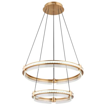 Globo - LED Prigušivi kristalni luster na sajli LED/78W/230V 2700K-6000K + Daljinski upravljač