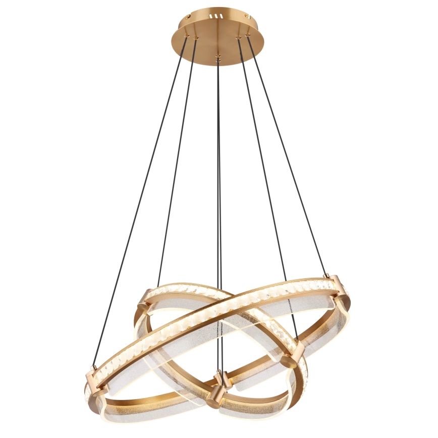Globo - LED Prigušivi kristalni luster na sajli LED/78W/230V 2700K-6000K + Daljinski upravljač