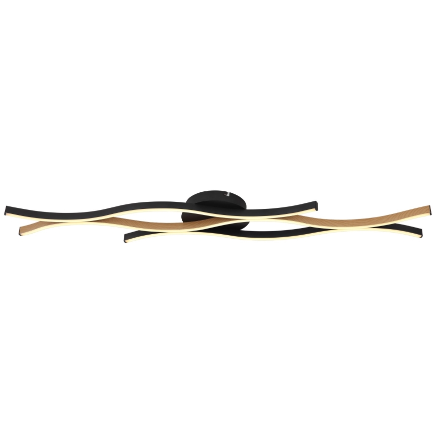 Globo - LED Nadgradni luster LED/35W/230V crno/braon