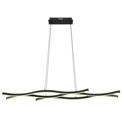 Globo - LED luster na sajli LED/35W/230V crno