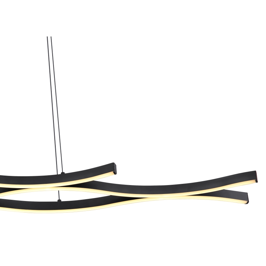 Globo - LED luster na sajli LED/35W/230V crno