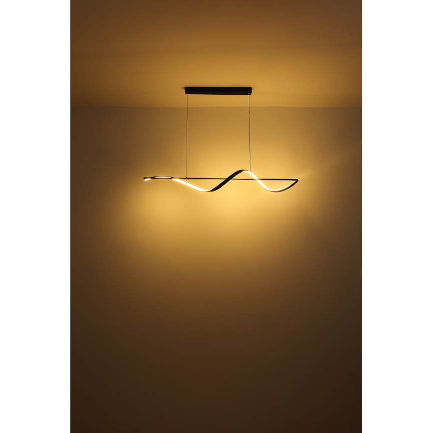 Globo - LED luster na sajli LED/24W/230V 3000K crno