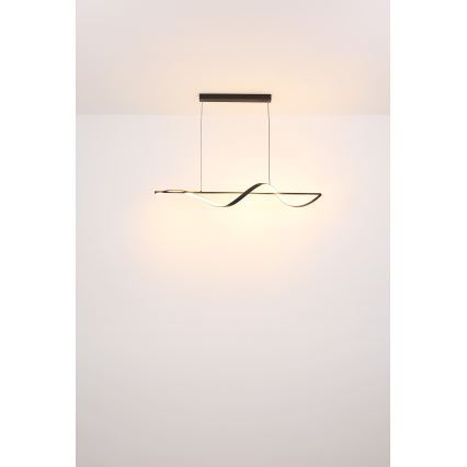 Globo - LED luster na sajli LED/24W/230V 3000K crno