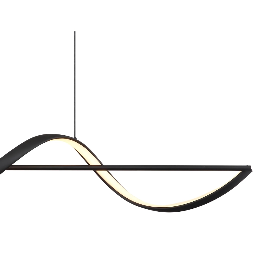 Globo - LED luster na sajli LED/24W/230V 3000K crno