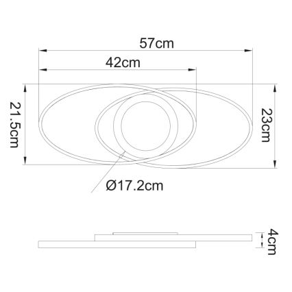 Globo - LED Plafonjera LED/24W/230V