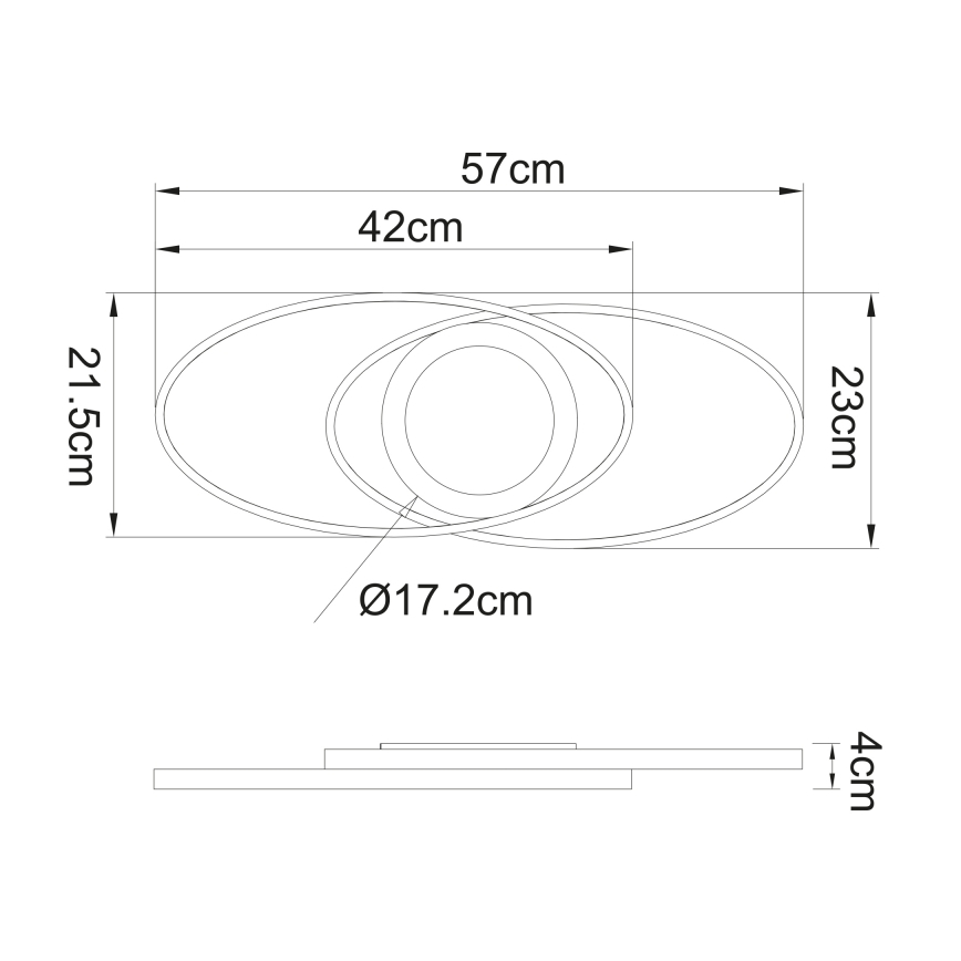 Globo - LED Plafonjera LED/24W/230V