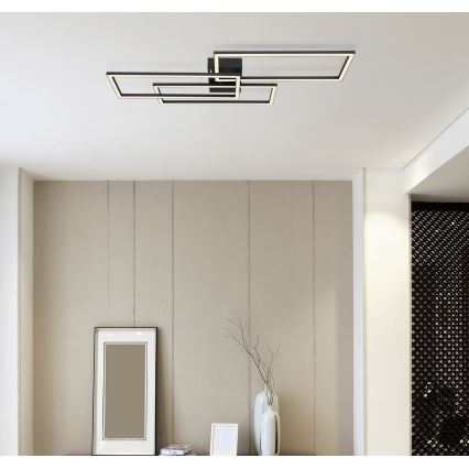 Globo - LED Prigušiva plafonjera LED/58W/230V 2700-6500K Wi-Fi Tuya + Daljinski upravljač