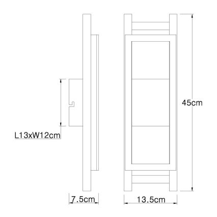 Globo - LED Zidna lampa LED/10W/230V