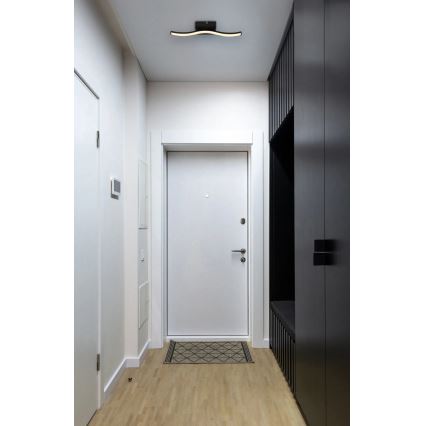 Globo - LED Nadgradni luster LED/6W/230V 3000K crno